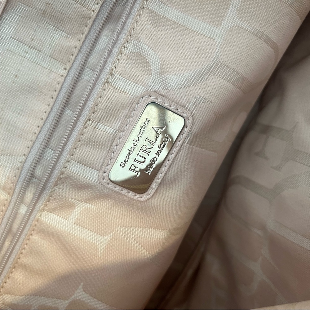 Furla Women's Blush Leather Tote - Picture 11 of 14